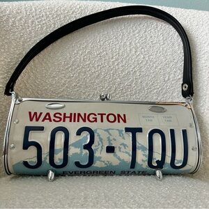 Little Earth Washington State License Plate Handbag